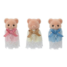 Load image into Gallery viewer, Sylvanian Families Biscuit Bear Sleepy Triplets
