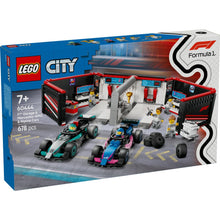 Load image into Gallery viewer, Lego City F1 Garage &amp; Mercedes AMG &amp; Alpine Cars 60444
