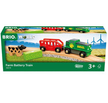 Load image into Gallery viewer, Brio Farm Battery Train 36018
