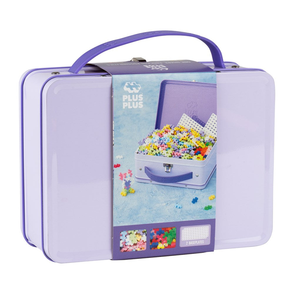 Plus-Plus Metal Pastel Suitcase 500pcs