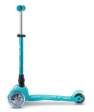 Load image into Gallery viewer, Micro Mini Micro Deluxe Foldable 3 Wheel Scooter Aqua
