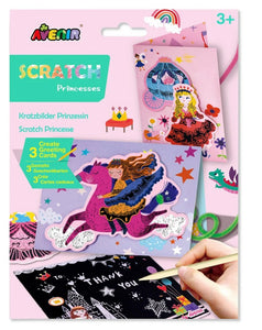 Avenir Scratch Princess Greeting Cards