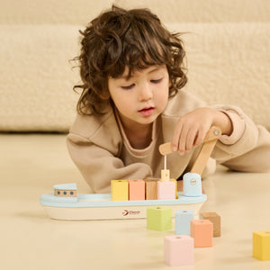 Classic World Wooden Block Boat