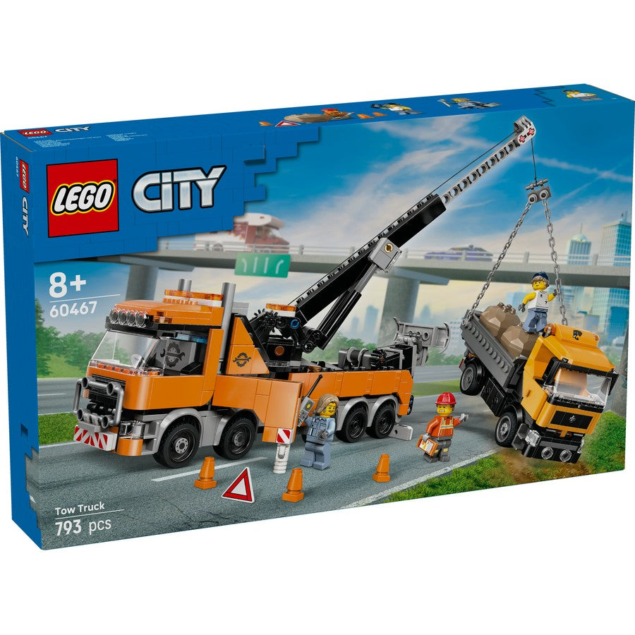 Lego City Heavy Duty Recovery Tow Truck with Crane 60467