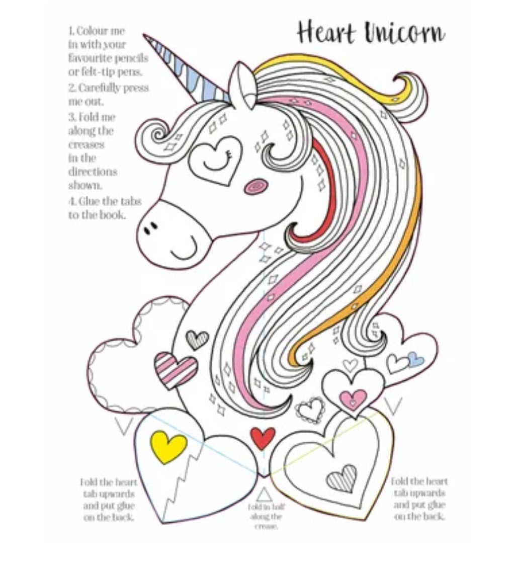 Colour & Pop Up Unicorns
