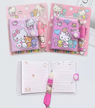 Load image into Gallery viewer, Hello Kitty Mini Notebook and Pen Set
