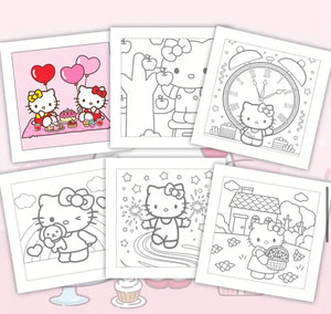 Hello Kitty Colouring Book