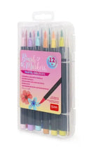 Load image into Gallery viewer, Legami Set of 12 Brush Markers - Pastel
