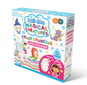 Colour Changing Bath Stickers - Magical Creatures