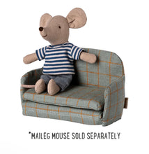 Load image into Gallery viewer, Maileg Mouse Sofa Bed Checker
