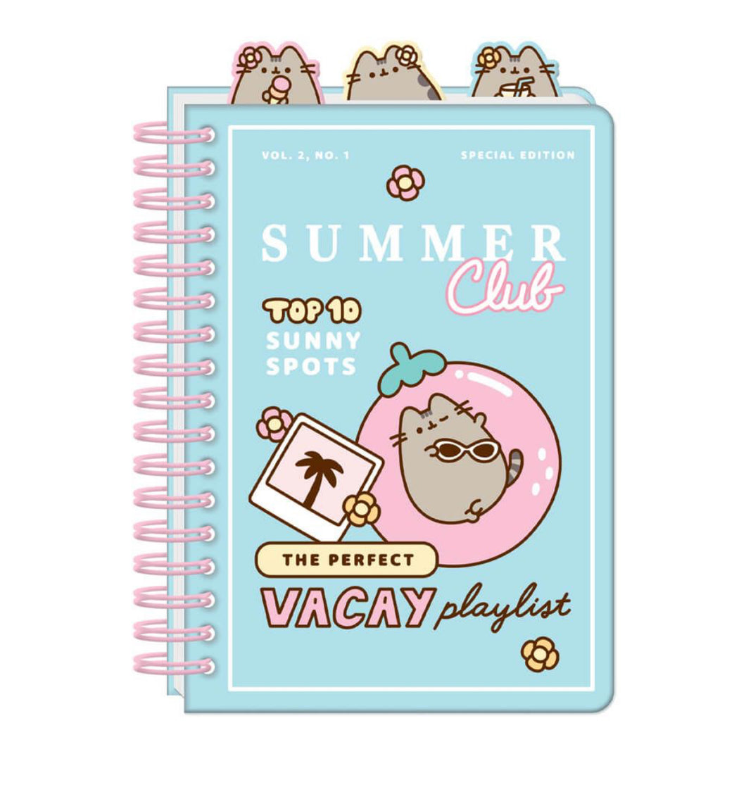 Pusheen Tropical Vacation A4 Project Notebook