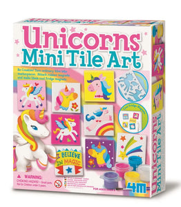 4M - Creative Craft - Mini Tile Art - Unicorns