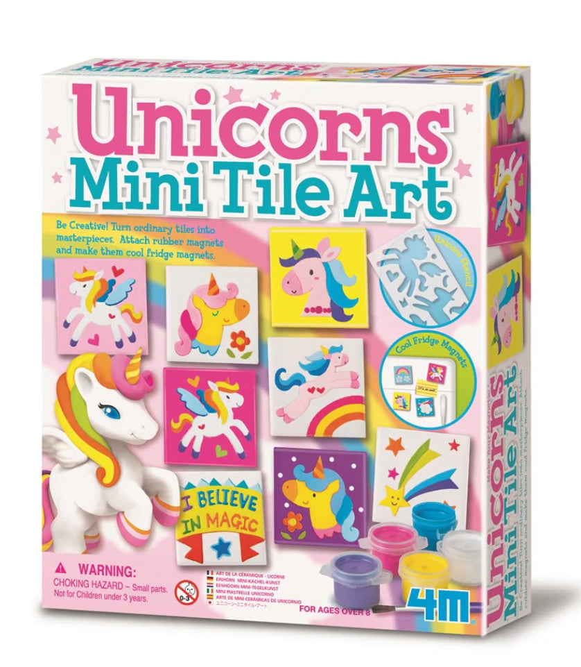 4M - Creative Craft - Mini Tile Art - Unicorns