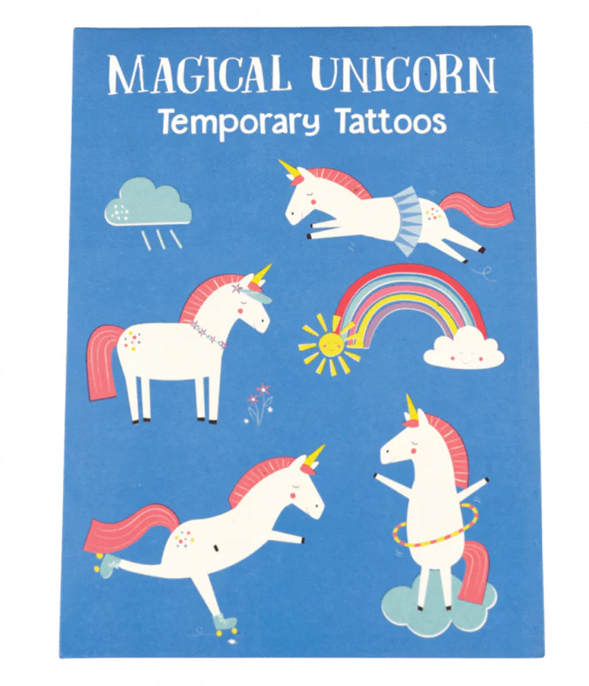 Rex London Magical Unicorn Temporary Tattoos