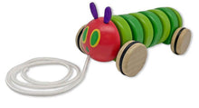 Load image into Gallery viewer, Very Hungry Caterpillar Wooden Pull Along Toy
