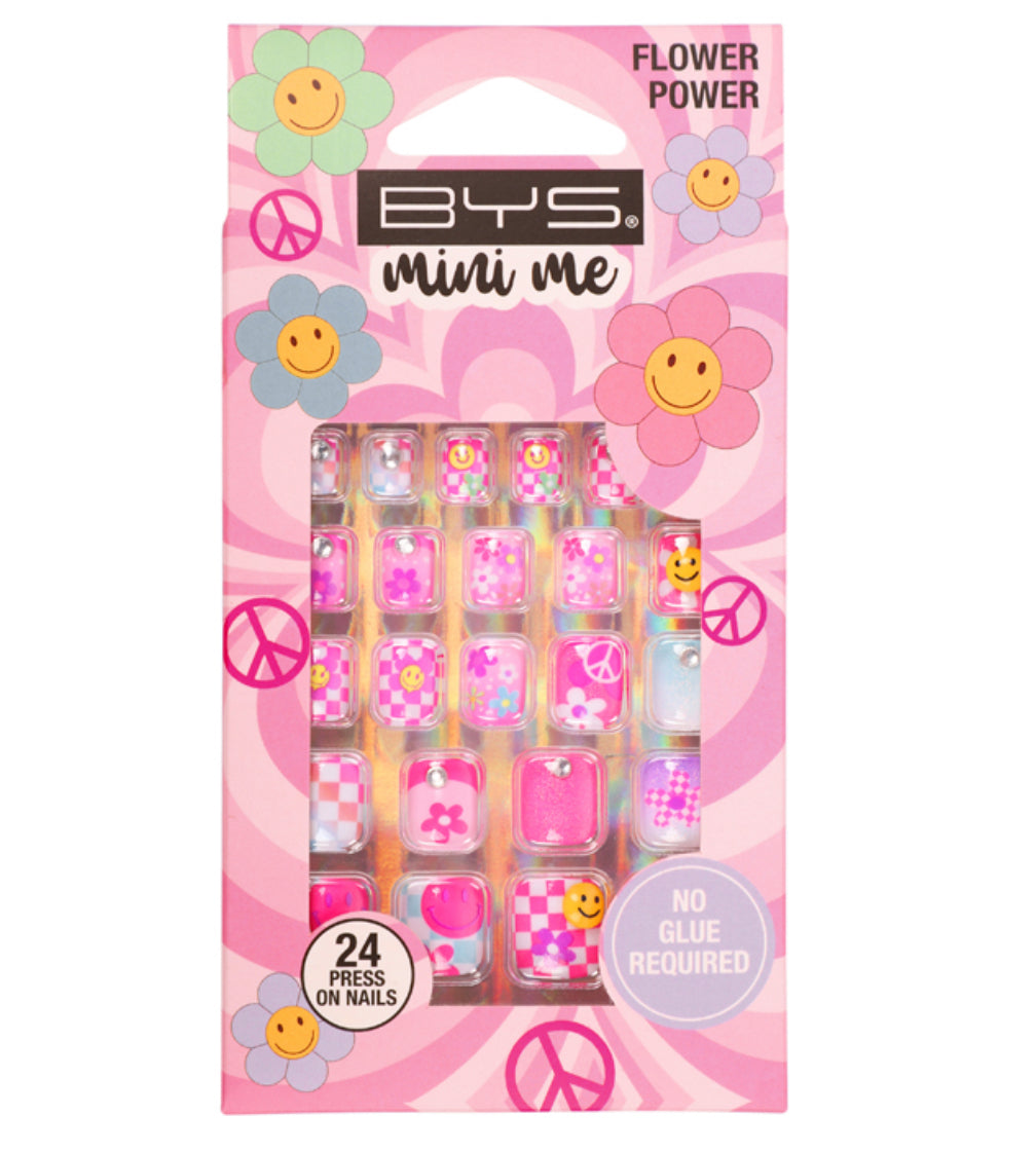 BYS Mini Me Flower Power Press On Nails
