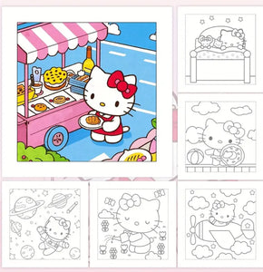 Hello Kitty Colouring Book
