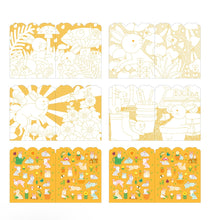 Load image into Gallery viewer, Bunnies Colouring Book and Stickers
