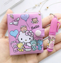 Load image into Gallery viewer, Hello Kitty Mini Notebook and Pen Set
