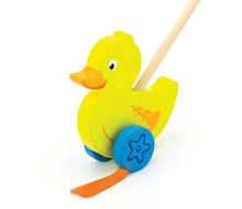 Load image into Gallery viewer, Viga Toys Push Along Duck
