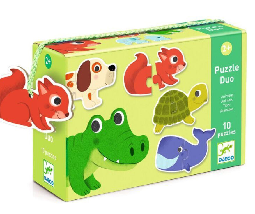 Djeco Duo Animals 20 Piece Puzzle