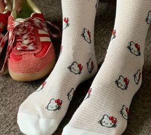 Sanrio Hello Kitty Embroidered Long Socks