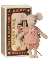 Load image into Gallery viewer, Maileg Big Sister Mouse in Matchbox
