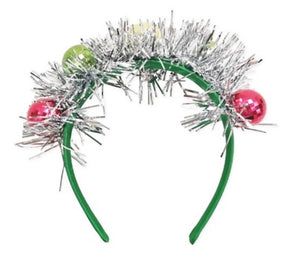 Christmas Tinsel and Baubles Headband