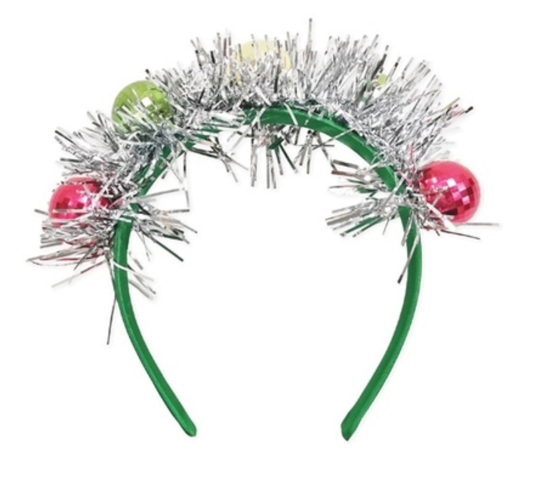 Christmas Tinsel and Baubles Headband