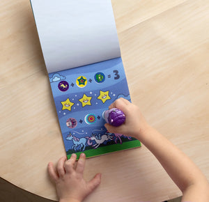 Melissa & Doug On The Go - Sticker WOW! Purple Unicorn