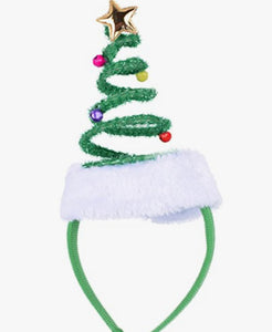 Christmas Tree Spiral Headband