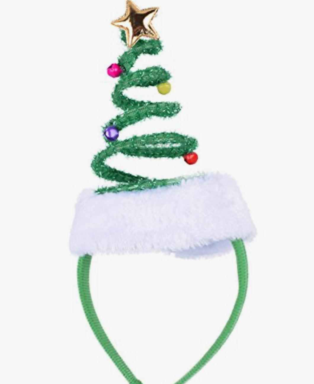 Christmas Tree Spiral Headband