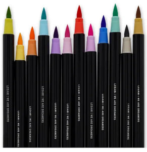 Legami Set of 12 Brush Markers - Pastel