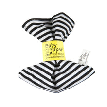 Load image into Gallery viewer, Baby Paper - Black White Stripe
