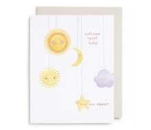 Load image into Gallery viewer, Welcome Sweet Mobile Baby Card

