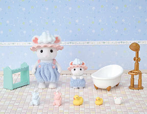Sylvanian Families Bath Time Bubble Siblings