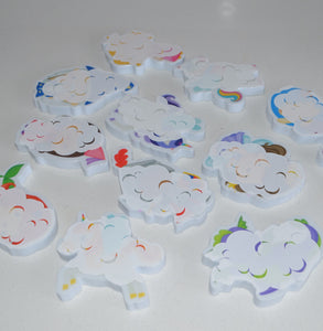 Colour Changing Bath Stickers - Magical Creatures