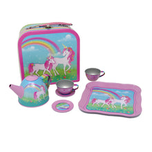 Load image into Gallery viewer, Pink Poppy Stardust Unicorn Tea Set
