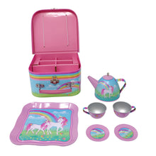 Load image into Gallery viewer, Pink Poppy Stardust Unicorn Tea Set
