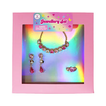 Load image into Gallery viewer, Pink Poppy Gemstone Jewellery Set
