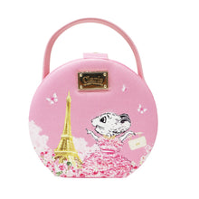Load image into Gallery viewer, Claris the Chicest Mouse in Paris Mini Handbag Jewellery Case

