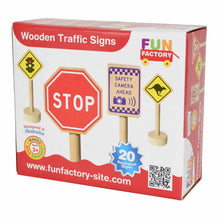 Load image into Gallery viewer, Fun Factory Wooden Traffic Signs
