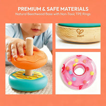 Load image into Gallery viewer, Hape Stacking Donut Toy
