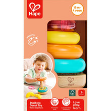 Load image into Gallery viewer, Hape Stacking Donut Toy

