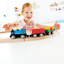 Load image into Gallery viewer, Hape Battery Powered Rolling Stock Set

