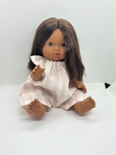 Load image into Gallery viewer, Mini Colettos Pink and Cream Striped Romper
