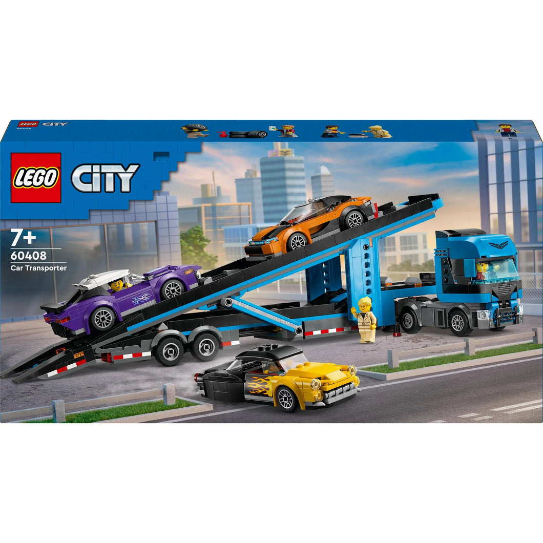 Lego City Car Transporter Truck with Sports Cars 60408