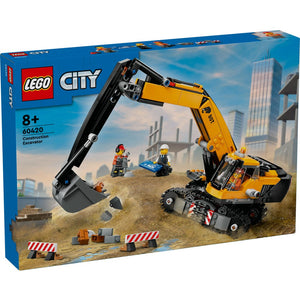 Lego City Yellow Construction Excavator 60420