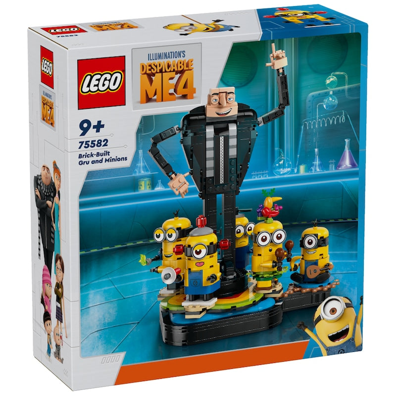 Lego Despicable ME4 Brick-Built Gru and Minions 75582