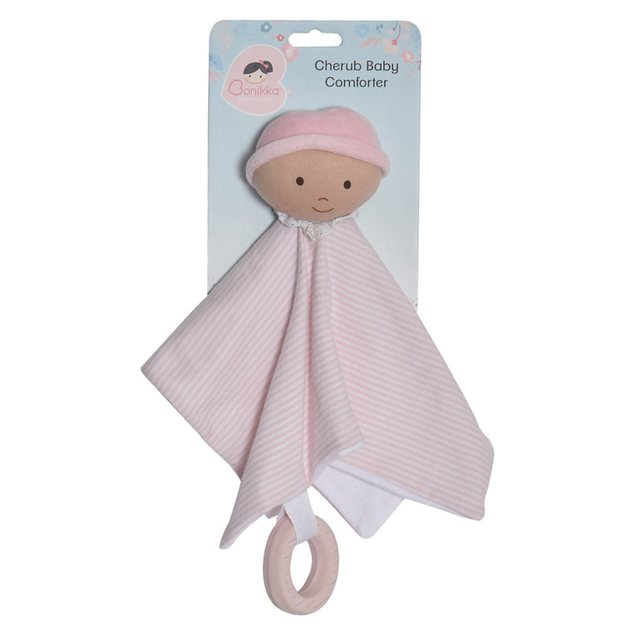 Bonikka Pink Cherub Baby Comforter